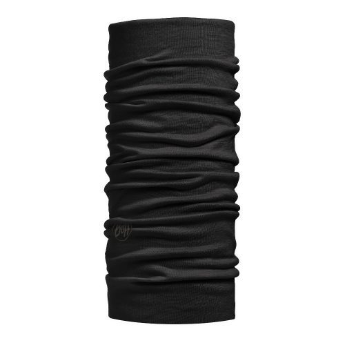 Buff Lightweight Merino Neckwear Headwear - BlackToe Running#colour_solid-black