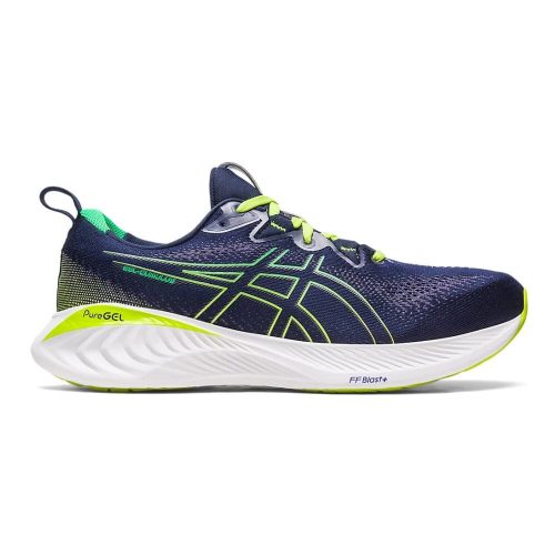 Asics Men's Gel-Cumulus 25 Men's Shoes- BlackToe Running#colour_midnight-cilantro