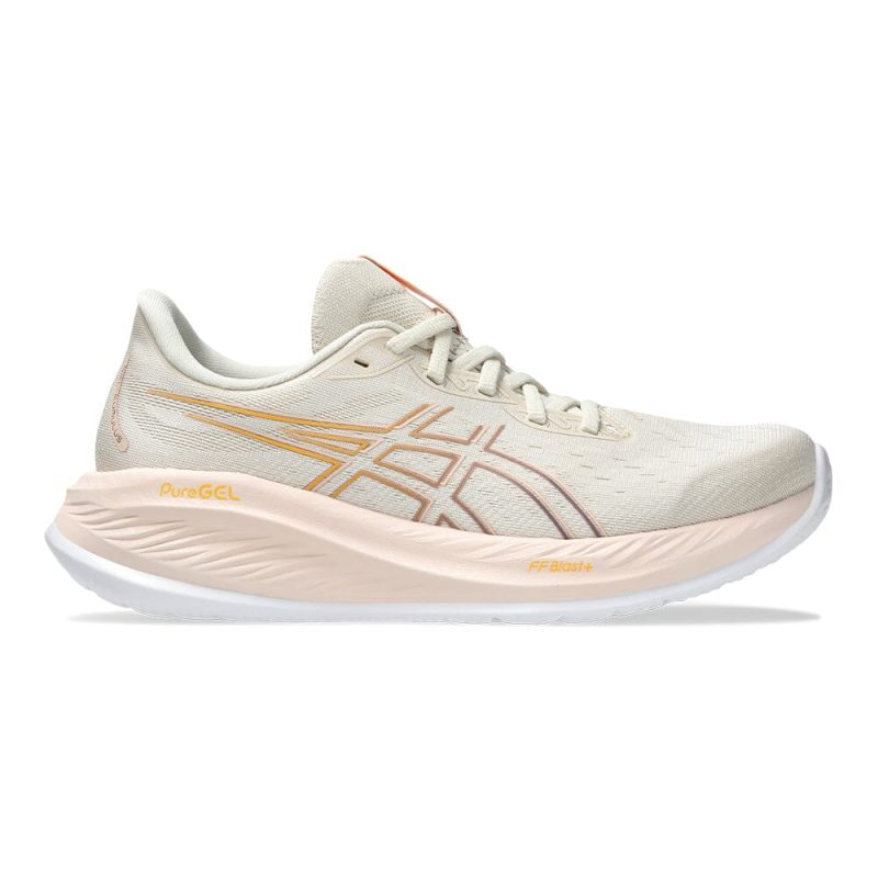 Asics Women's Gel-Cumulus 26 - BlackToe Running#colour_oatmeal-dusty-mauve