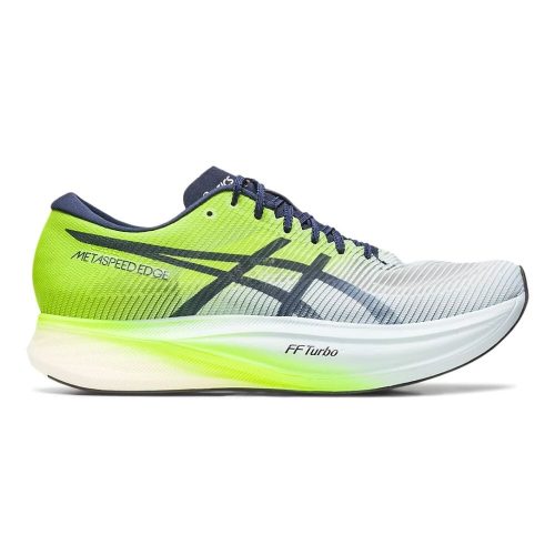 Asics Metaspeed Edge+ Unisex Shoes - BlackToe Running#colour_sky-hazard-green