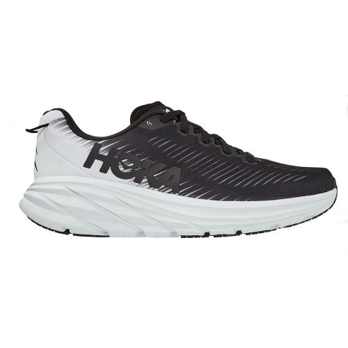 Hoka One One Men's Rincon Men's Shoes - BlackToe Running#colour_black-white