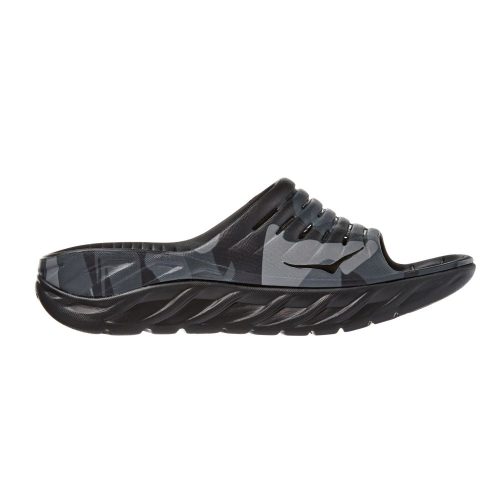 Hoka Ora Recovery Slide - Black Camo - BlackToe Running#colour_black-camo