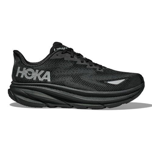 Hoka Men's Clifton 9 GTX Men's Shoes - BlackToe Running#colour_black-black