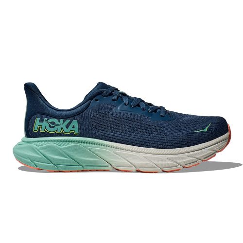 Hoka Women's Arahi 7 - BlackToe Running#colour_midnight-seafoam