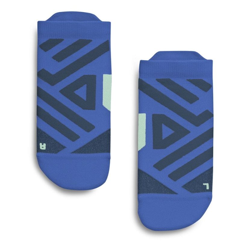 On Running Men's Performance Low Sock - BlackToe Running#colour_cobalt-denim