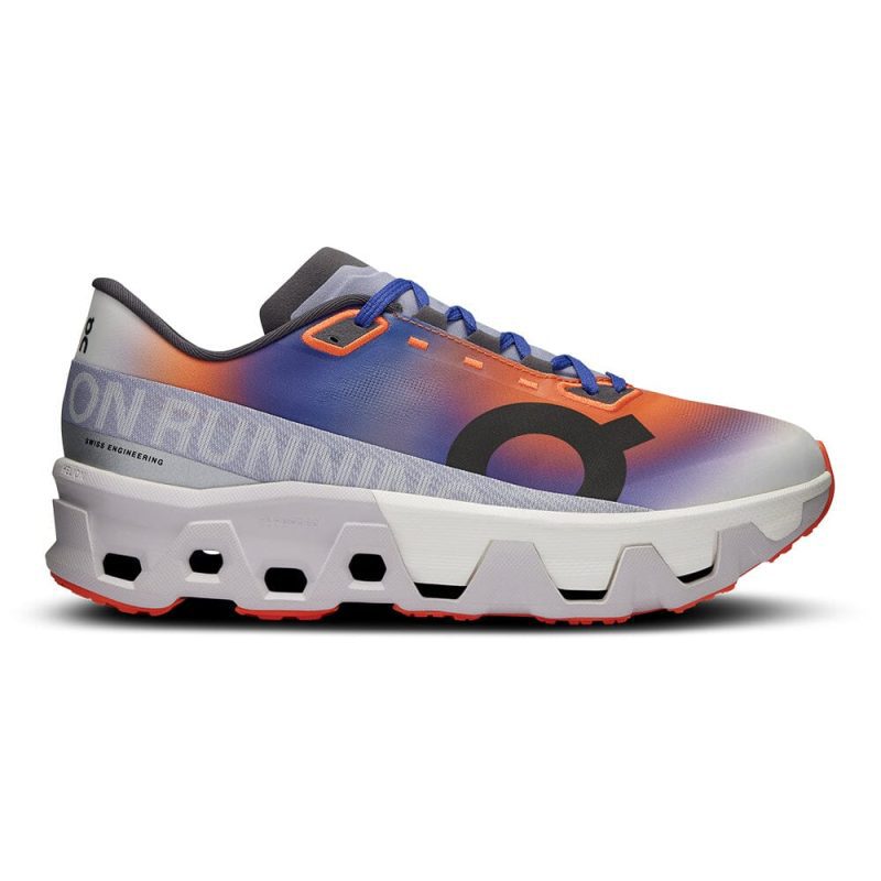 On Running Men's Cloudmonster Hyper - Prism Capsule - BlackToe Running#colour_flame-frost