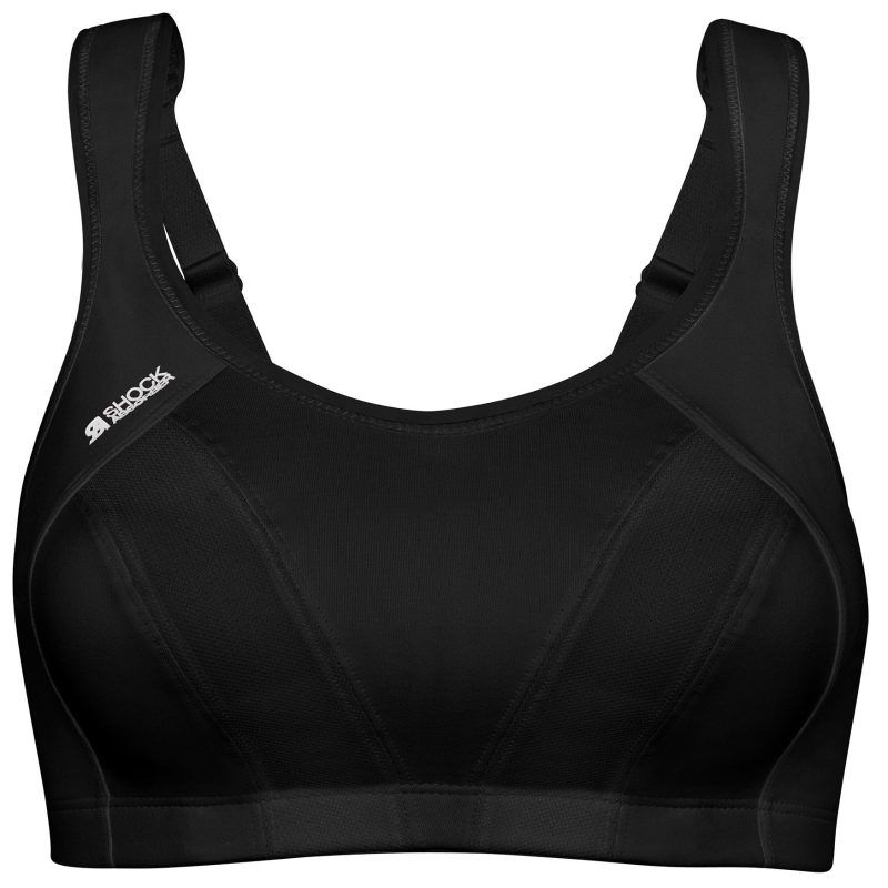 Shock Absorber Multi Sports Sports Bra - BlackToe Running#colour_black