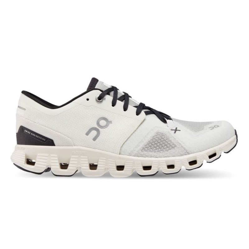 On Running Women's Cloud X 3 Women's Shoes - BlackToe Running#colour_white-black