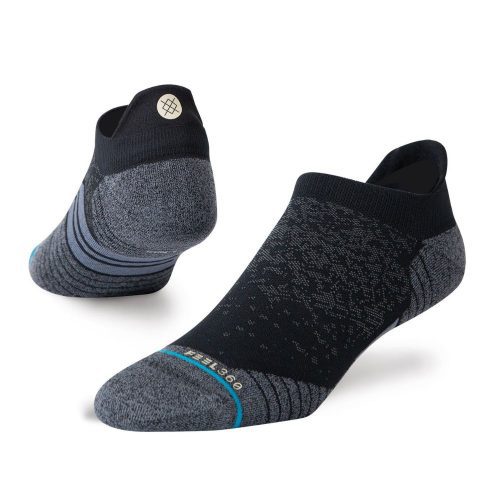 Stance Unisex Run Tab ST Socks - BlackToe Running#colour_black