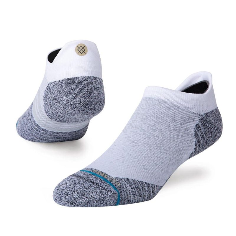 Stance Unisex Run Tab ST Socks - BlackToe Running#colour_white