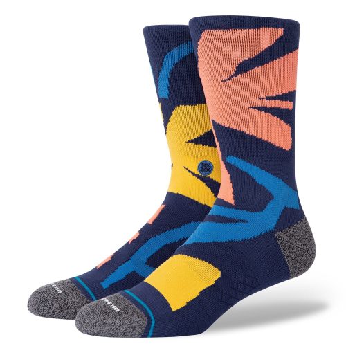 Stance Men's Lifestyle - Archives Navy - Crew Socks - BlackToe Running - Medium