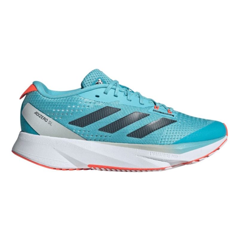 Adidas Women's Adizero SL - BlackToe Running#colour_light-aqua-carbon-solar-red