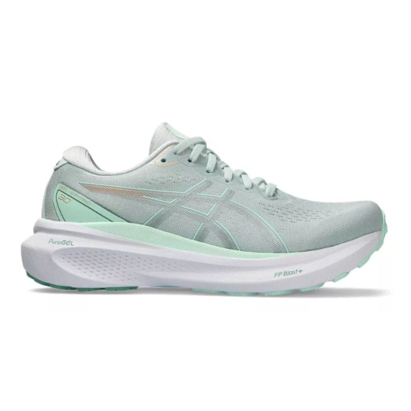 Asics Women's Gel-Kayano 30 Women's Shoes - BlackToe Running#colour_pale-mint-mint-tint