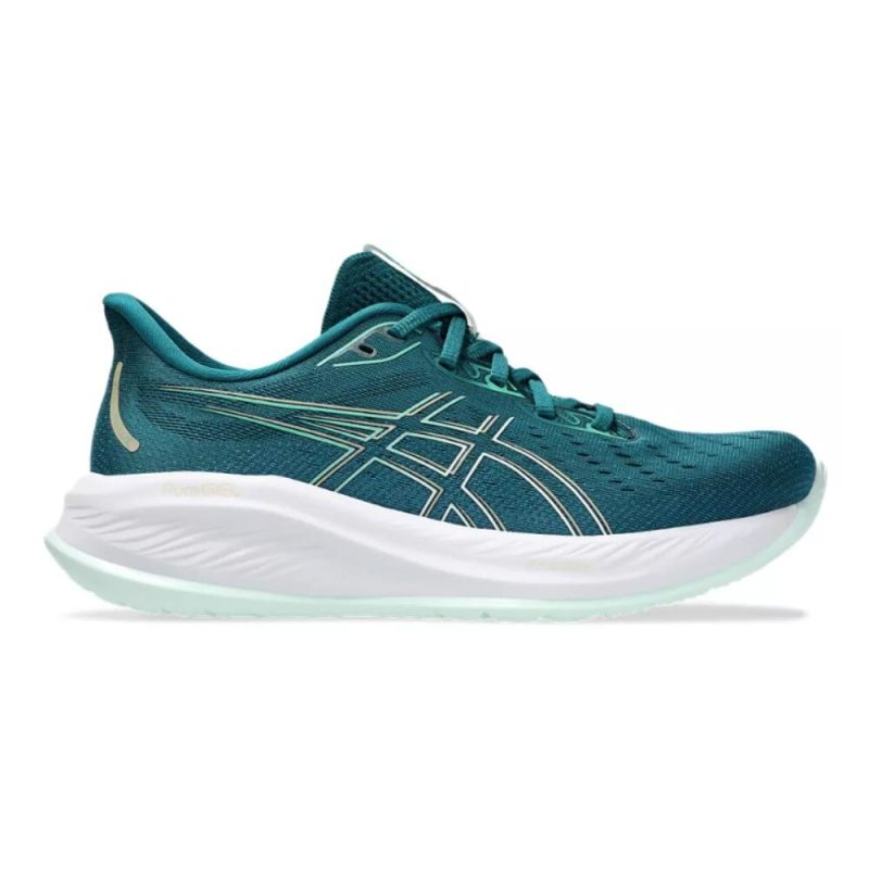 Asics Women's Gel-Cumulus 26 Women's Shoes - BlackToe Running#colour_rich-teal-pale-mint