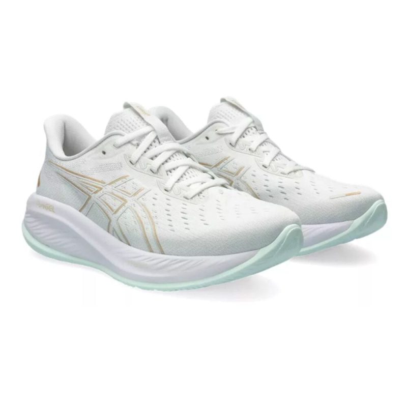 AsicsWomen sGel Cumulus26 WhitePalemint5