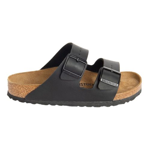 Birkenstock Men's Arizona Birko-Flor - BlackToe Running#colour_black