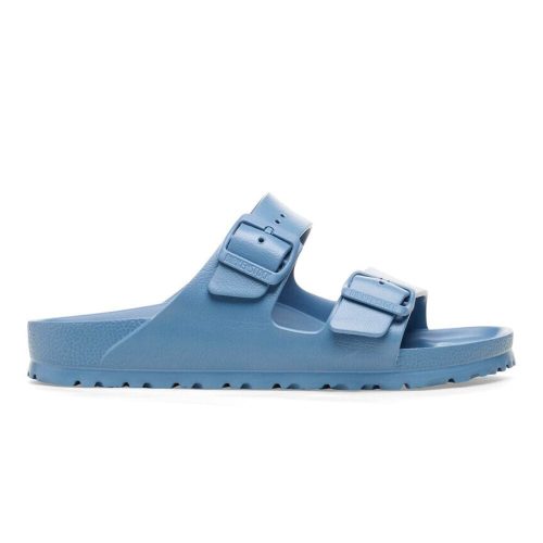 BirkBirkenstock Women's Arizona Essentials EVA - BlackToe Running#colour_elemental-blue