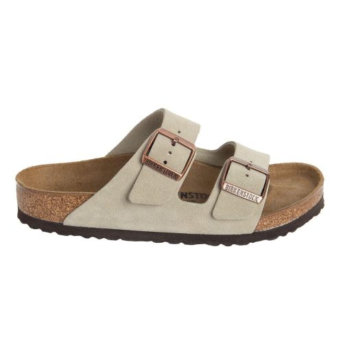 Birkenstock Women's Arizona Suede - BlackToe Running#colour_taupe