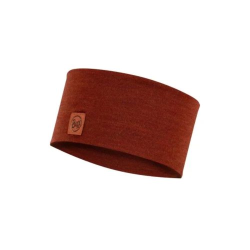 Buff Merino Wide Headband Headwear - BlackToe Running#colour_solid-sienna