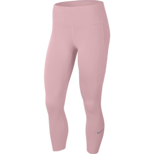 Nike Women's Epic Lux Running Crop Tights Women's Tights - BlackToe Running#colour_bright-pink