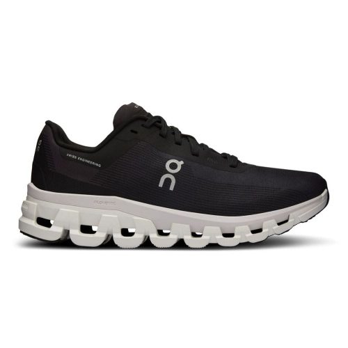 On Running Women's Cloudflow 4 - BlackToe Running#colour_black-white