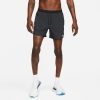 Nike Men's Dri-FIT Stride 5" Brief-Lined Running Shorts - BlackToe Running#colour_black-reflective-silver