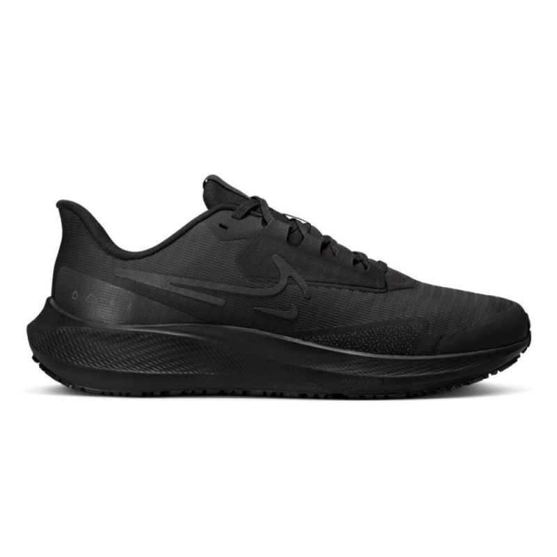 Nike Men's Air Zoom Pegasus 39 Shield Men's Shoes - BlackToe Running#colour_black-black-off-noir-dk-smoke-grey