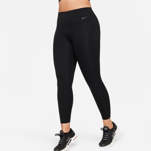 Nike Women's Universa 7/8 Leggings with Pockets - BlackToe Running#colour_black