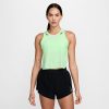 Nike Women's AeroSwift Dri-FIT ADV Cropped Running Tank Top - BlackToe Running#colour_vapor-green-black