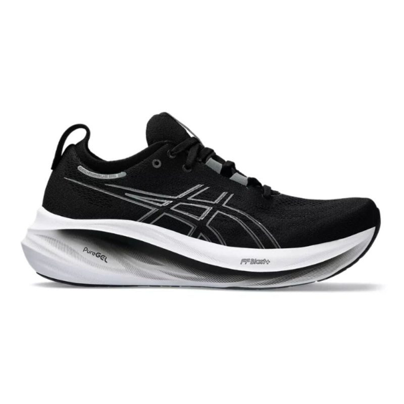 Asics Men's Gel-Nimbus 26 Men's Shoes - BlackToe Running#colour_black-graphite-grey