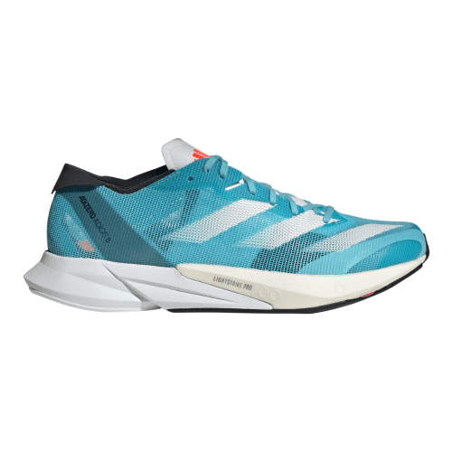 Adidas Women's Adizero Adios 8 Women's Shoes - BlackToe Running#colour_light-aqua-feather-white