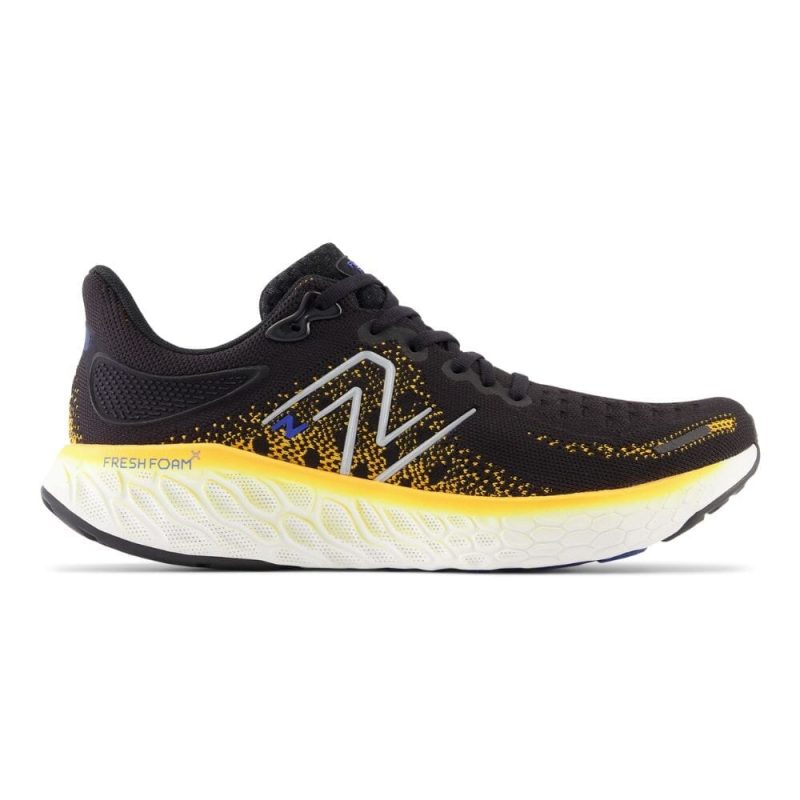 New Balance Men's Fresh Foam X 1080v12 - BlackToe Running#colour_black-hot-marigold