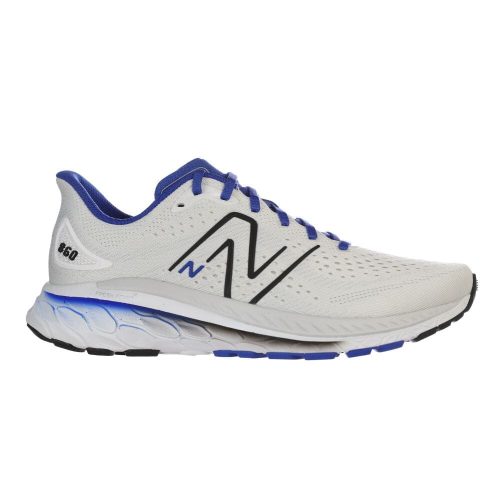 New Balance Men's 860v13 - BlackToe Running#colour_white-marine-blue