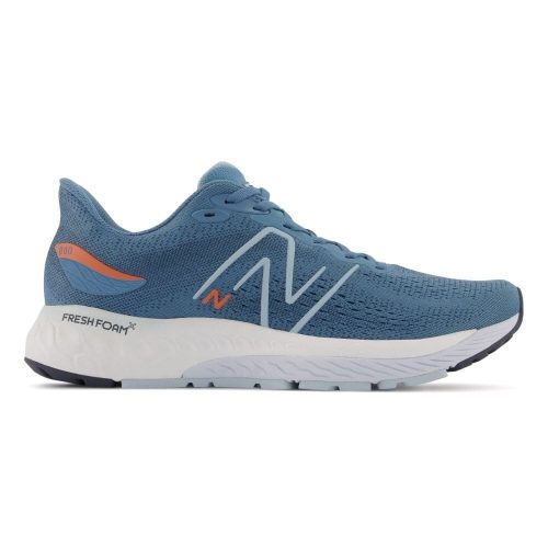 New Balance Men's Fresh Foam X 880v12 - BlackToe Running#colour_spring-tide-vibrant-orange-morning-fog