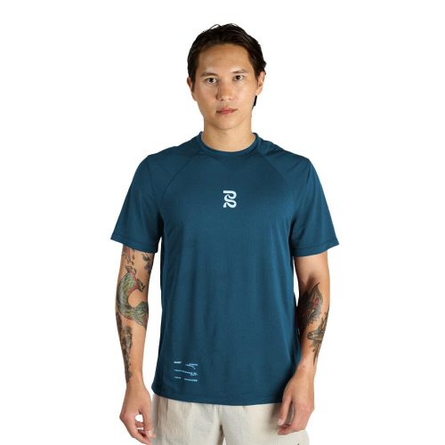 Bandit Running VENTO™ Pieced Performance Tee - BlackToe Running#colour_deep-teal