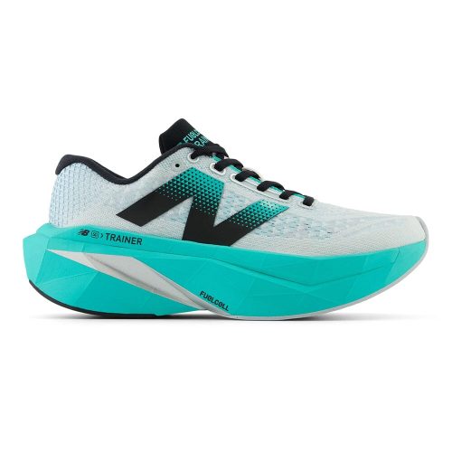 New Balance Men's FuelCell SuperComp Trainer v3 - BlackToe Running#colour_cyber-jade-white-black