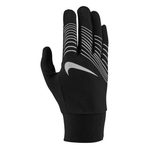 Nike Men's 360 Lightweight Tech 2.0 Running Gloves - BlackToe Running#colour_black-silver-black