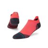 Stance Unisex Ultra Tab Socks - BlackToe Running#colour_neon-pink