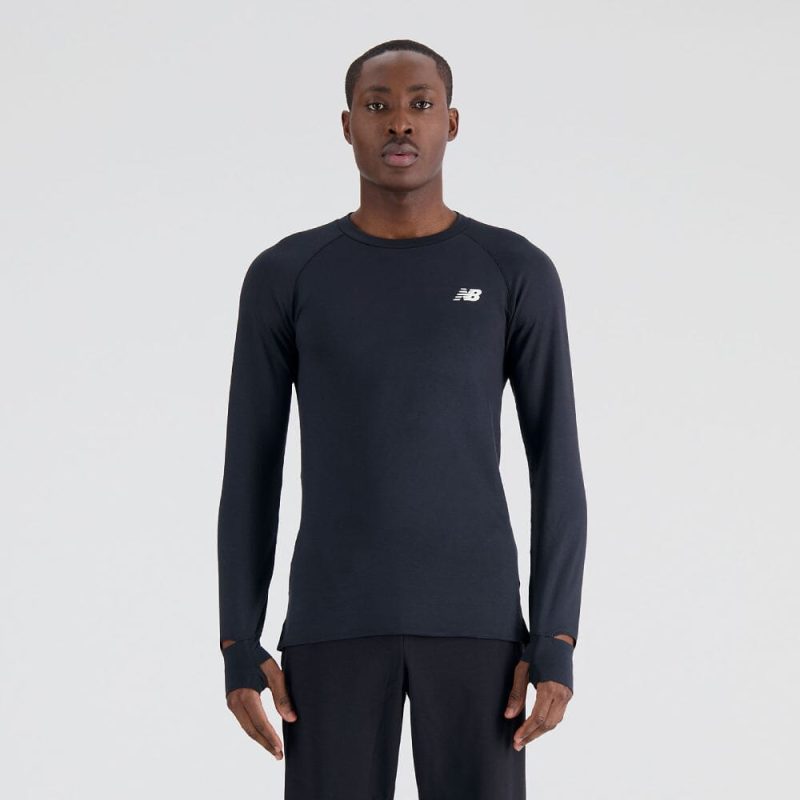 NewBalanceMen sQSpeed1NTROLongSleeveBlack2