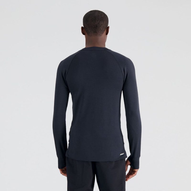 NewBalanceMen sQSpeed1NTROLongSleeveBlack4