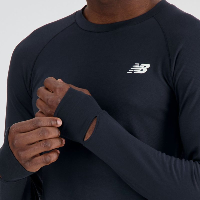 NewBalanceMen sQSpeed1NTROLongSleeveBlack5