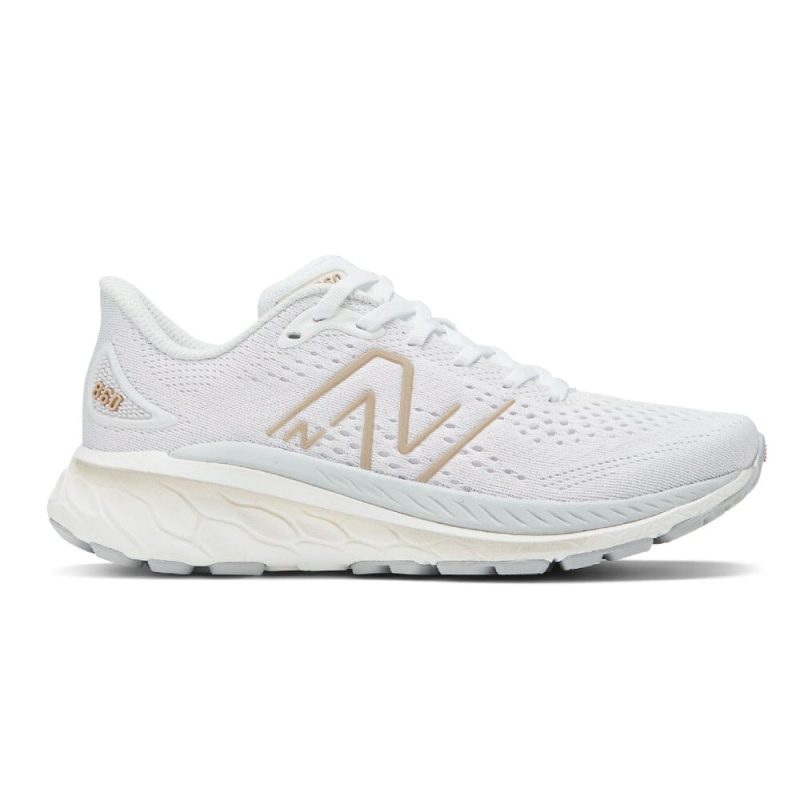 New Balance Women's 860v13 - BlackToe Running#colour_white-aluminum-gold