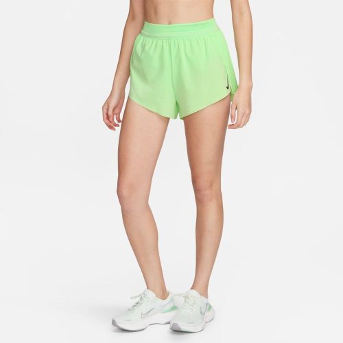 Nike Women's AeroSwift Dri-FIT ADV Mid-Rise Brief-Lined Running Shorts - BlackToe Running - #colour_vapor-green