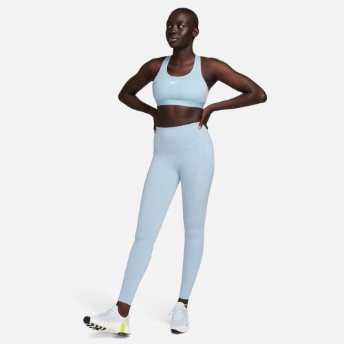 NikeWomen sDri FitSwooshMediumSupportSportsBraARMORYBLUEWHITE 1