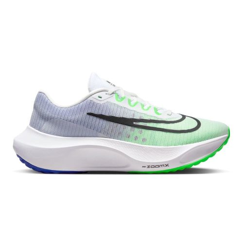 Nike Men's Zoom Fly 5 - BlackToe Running#colour_white-black-green-strike-racer-blue