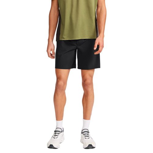 On Men's Lightweight Shorts - BlackToe Running#colour_black