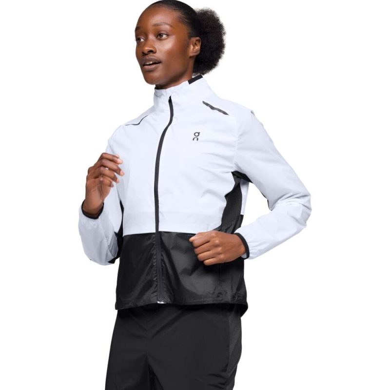 OnRunningWomen sWeatherJacketWhiteBlack5