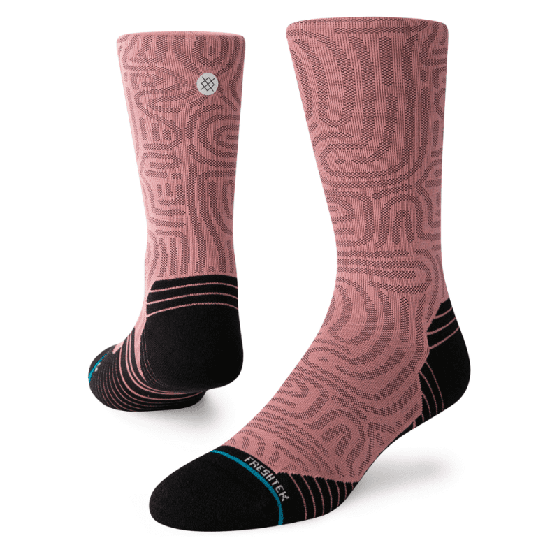 Stance Unisex - Run Hieroflyphics - BlackToe Running#colour_dusty-rose