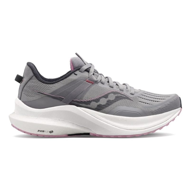 Saucony Women's Tempus Women's Shoes - BlackToe Running#colour_alloy-quartz