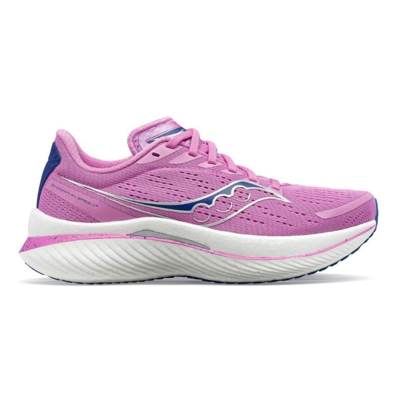 Saucony Women's Endorphin Speed 3 - BlackToe Running#colour_grape-indigo